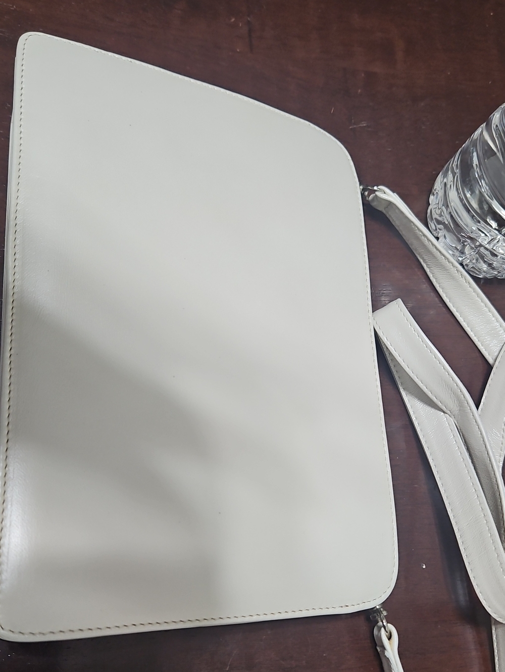 Sara Battaglia White Crossbody Bag